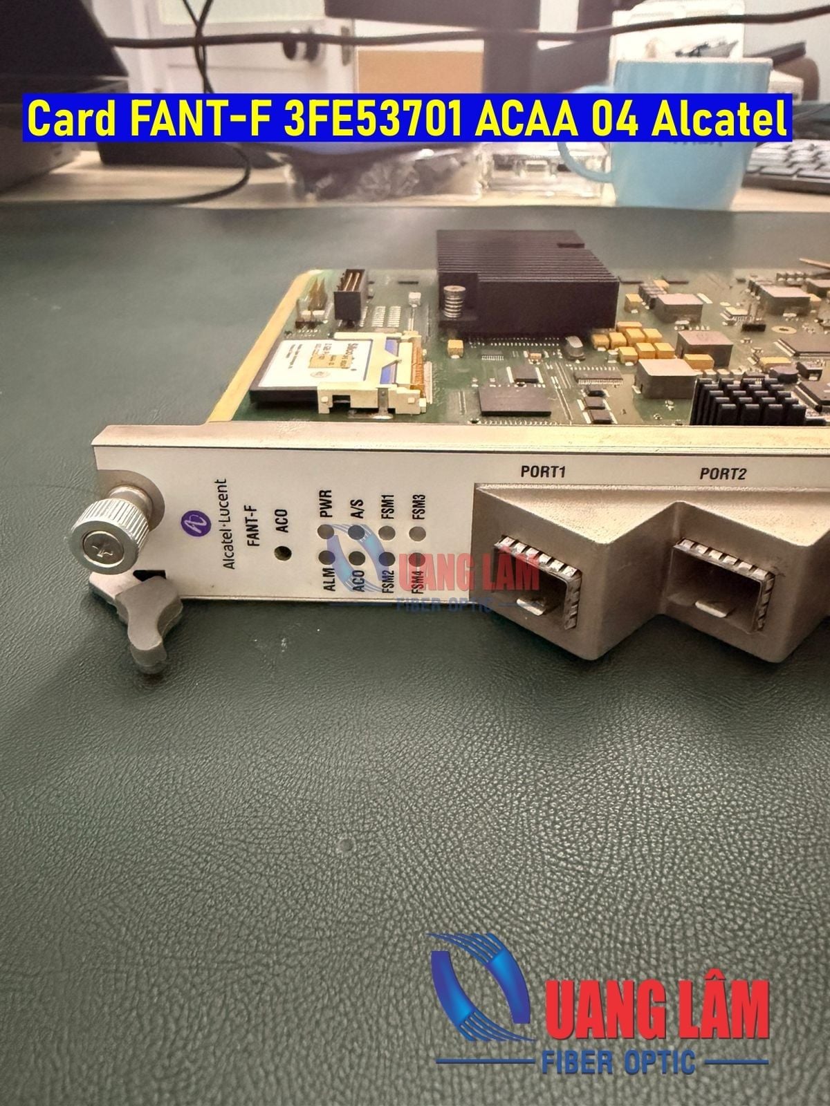 FANT-F (AAAA) 3FE53701 NOKIA Alcatel-Lucent 7360 ISAM FX network termination board integrated with 4-port 10GE/GE optical uplink port