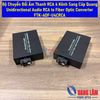Bộ Chuyển Đổi Âm Thanh RCA 4 Kênh Sang Cáp Quang Unidirectional Audio RCA to Fiber Optic Converter Mã: FTK-AOF-U4CRCA