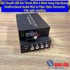 Bộ Chuyển Đổi Âm Thanh RCA 4 Kênh Sang Cáp Quang Unidirectional Audio RCA to Fiber Optic Converter Mã: FTK-AOF-U4CRCA