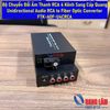 Bộ Chuyển Đổi Âm Thanh RCA 4 Kênh Sang Cáp Quang Unidirectional Audio RCA to Fiber Optic Converter Mã: FTK-AOF-U4CRCA