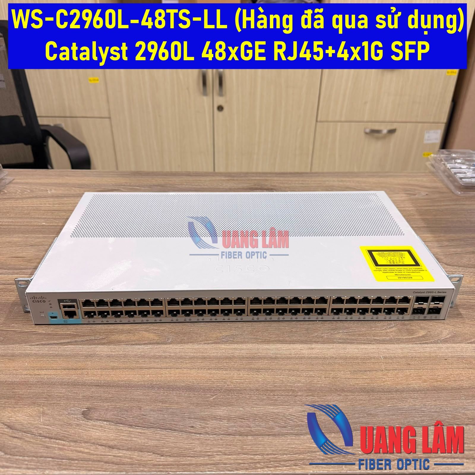 WS-C2960L-48TS-LL Cisco Catalyst 2960L 48 Ports GigE, 4 x 1G SFP, LAN Lite