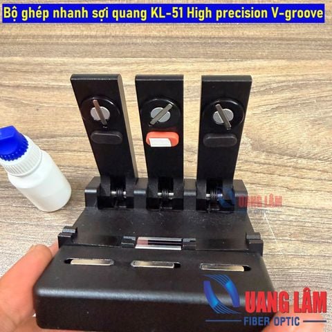 Bộ ghép nhanh sợi quang KL-51 High precision V-groove