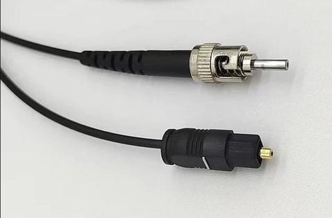 Fiber Optic Cable jumper ST-Toslink Digital 1.0x2.2mm 1m2m3m Audio Cable Textile Machine Plastic Fiber Optic SPDIF
