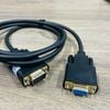 Cáp cổng COM RS232 9 chân Đực sang 9 chân Cái DB9 (9M/9F) dài 1.5M Y-C706ABK UNITEK - Cáp nối thẳng