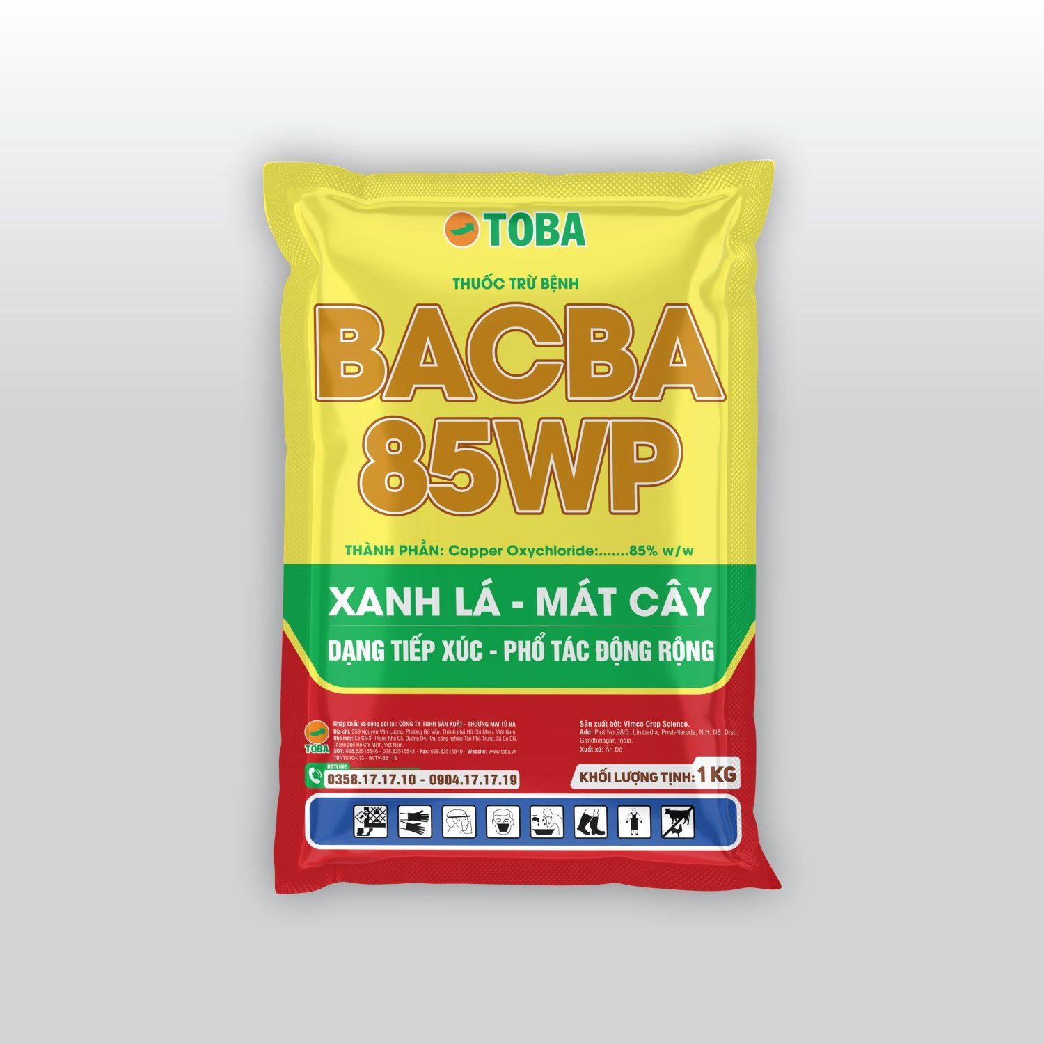 BACBA 85 WP  TÚI 1KG - BVTV-BB115