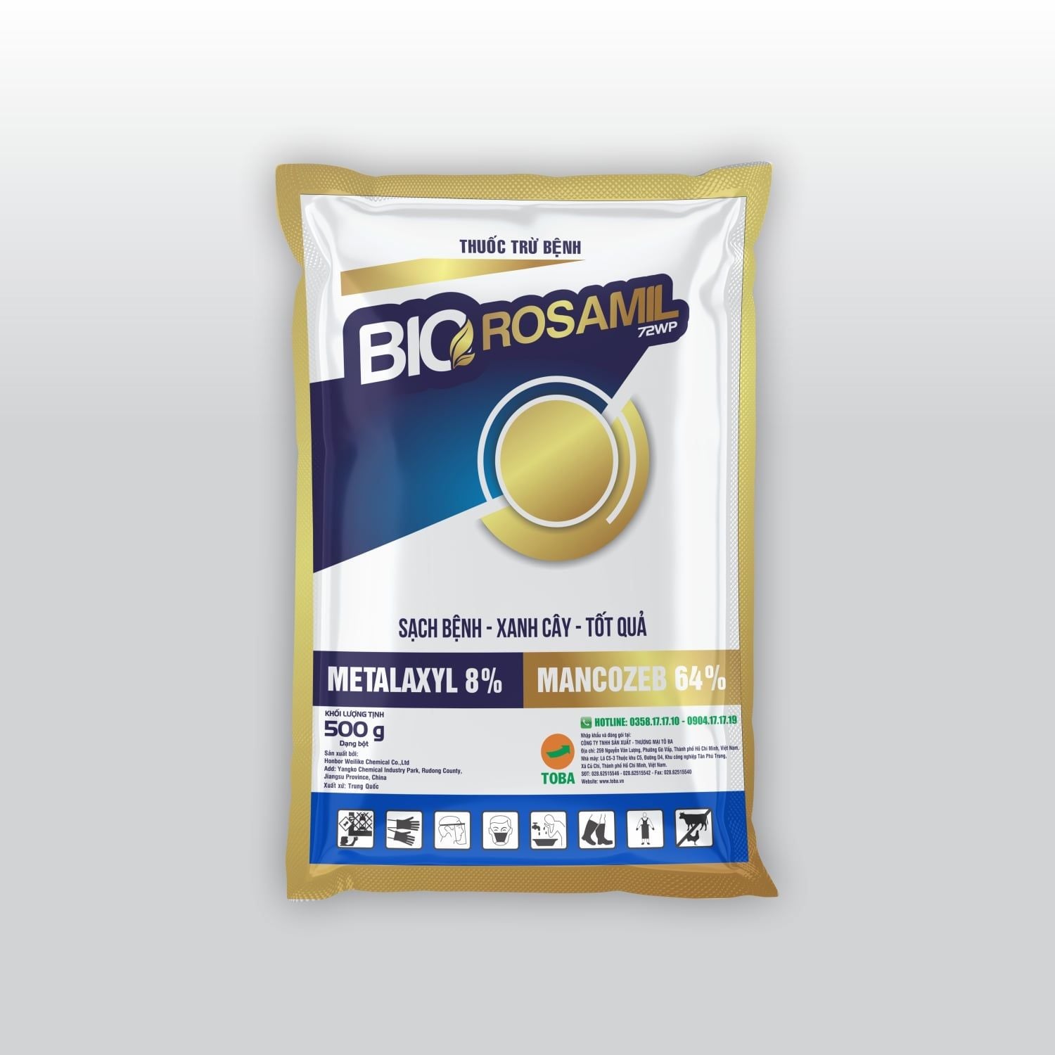 BIOROSAMIL 72WP - Gói 500g - BVTV-RST21