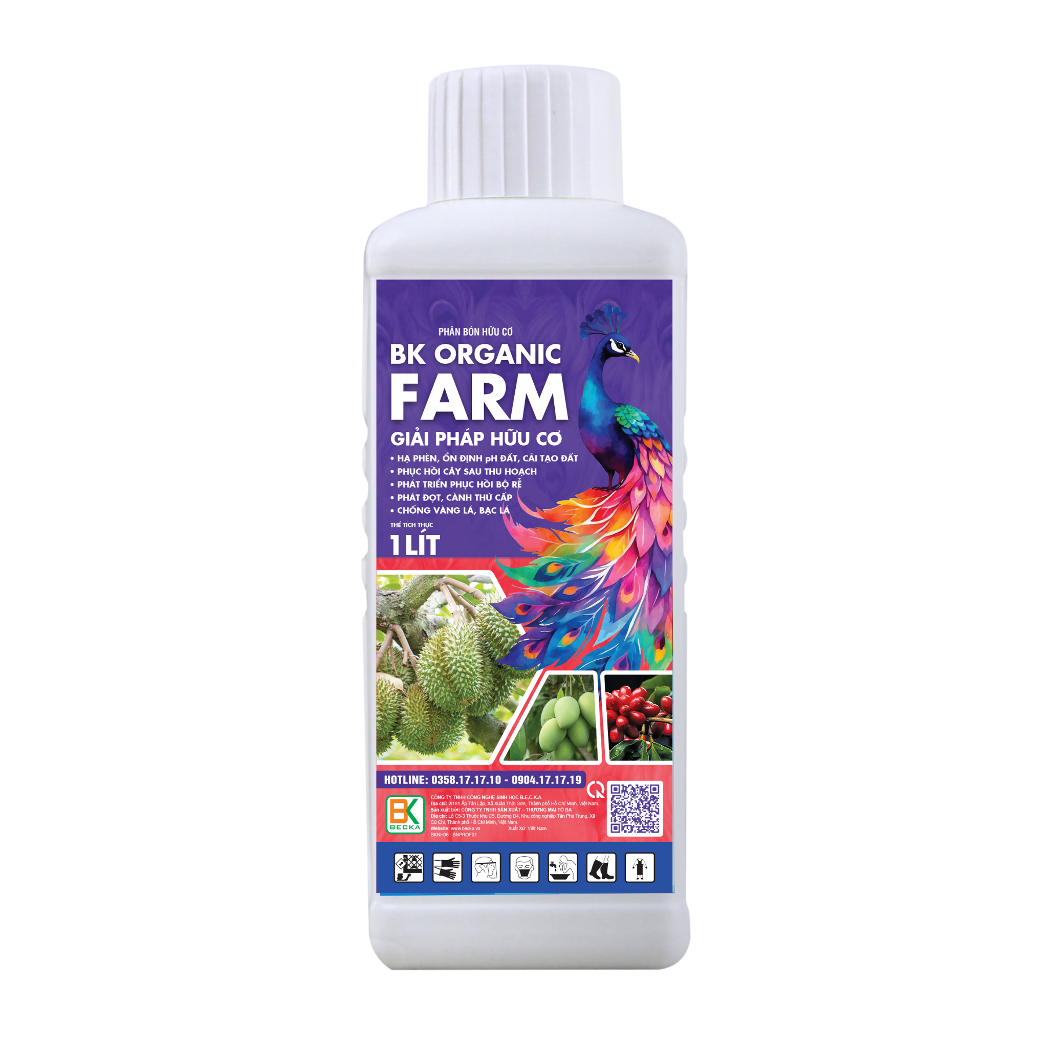 BK ORGANIC FARM - CHAI 1 LÍT - BKNH06 - BNPROF01