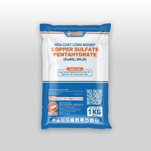  COPPER SULFATE PENTAHYDRATE TÚI 1KG _ THHCCU01 