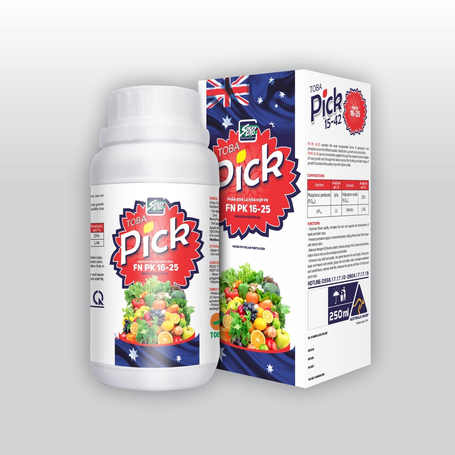 PICK FN PK 16-25 - CHAI 250ML - TNPLFP02