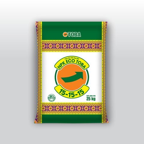 PHÂN BÓN NPK ECO TOBA 15-15-15_BAO 25KG (NPK-ECO001) 
