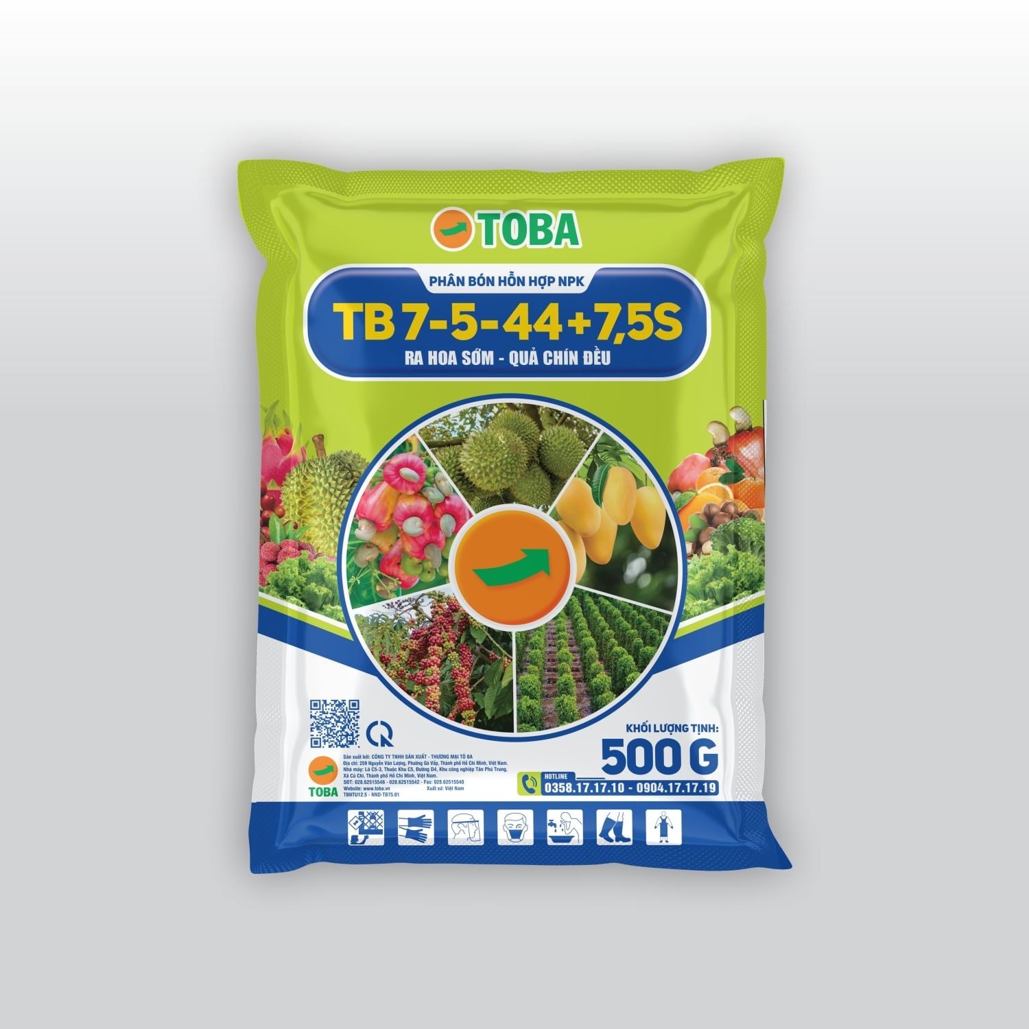 TB 7 - 5 - 44 + 7,5S TÚI 500G - NND-TB75.01