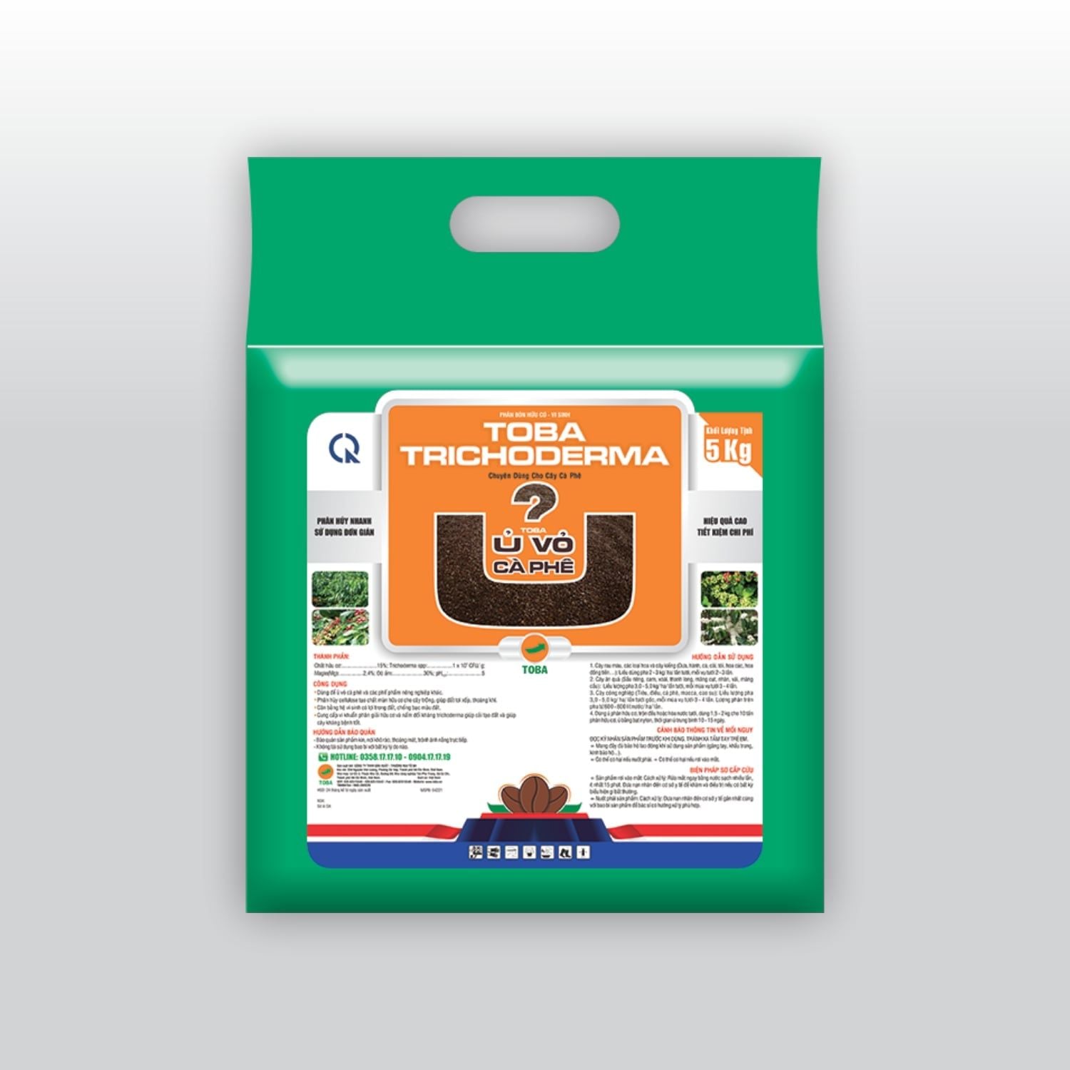 MENBO TRICHO (Ủ VỎ CÀ PHÊ) - TÚI 5KG - TNPLTM03