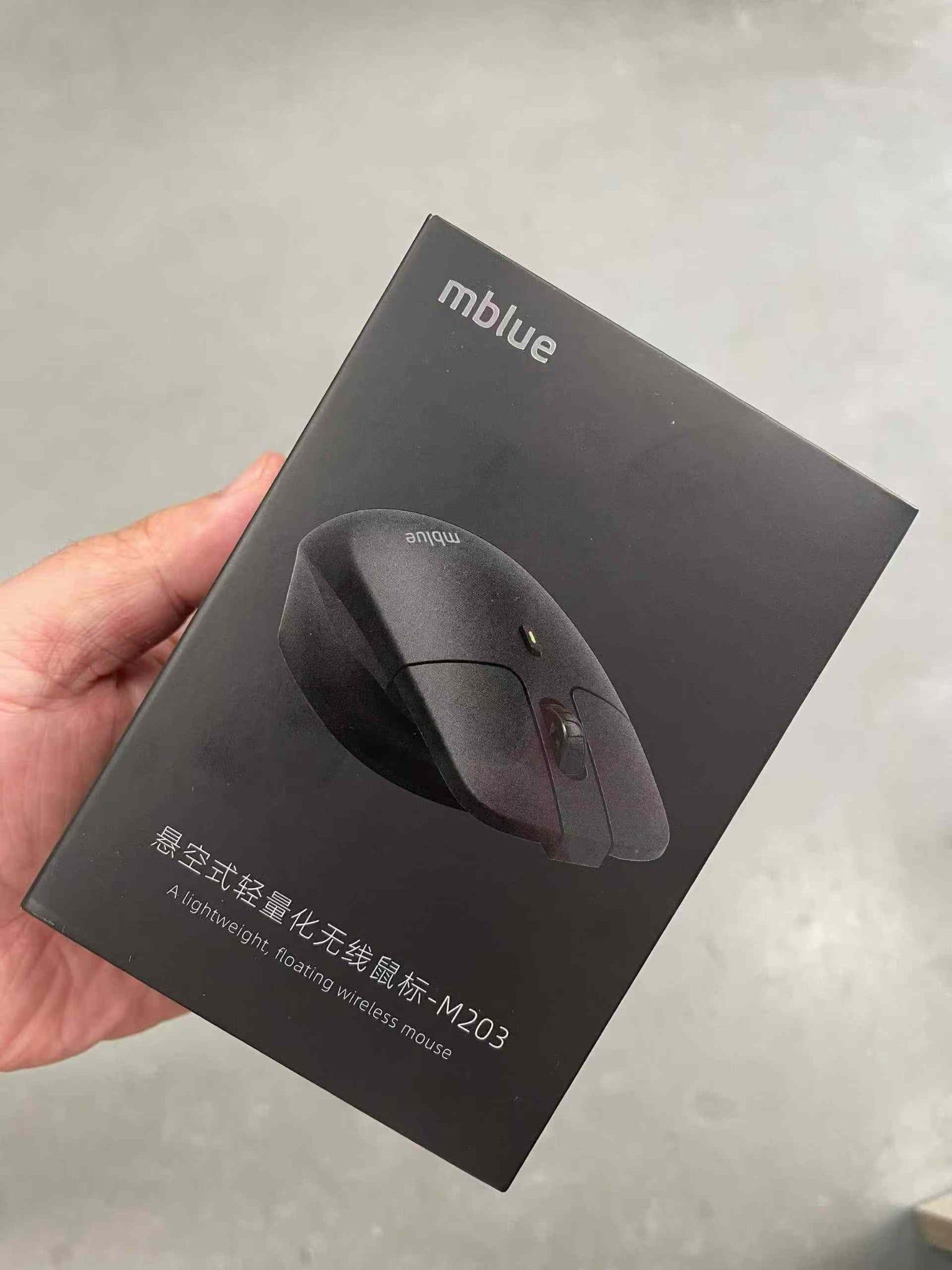  Chuột không dây công thái học MEIZU mblue M203, sạc Type-C, thiết kế dạng treo (lt) 