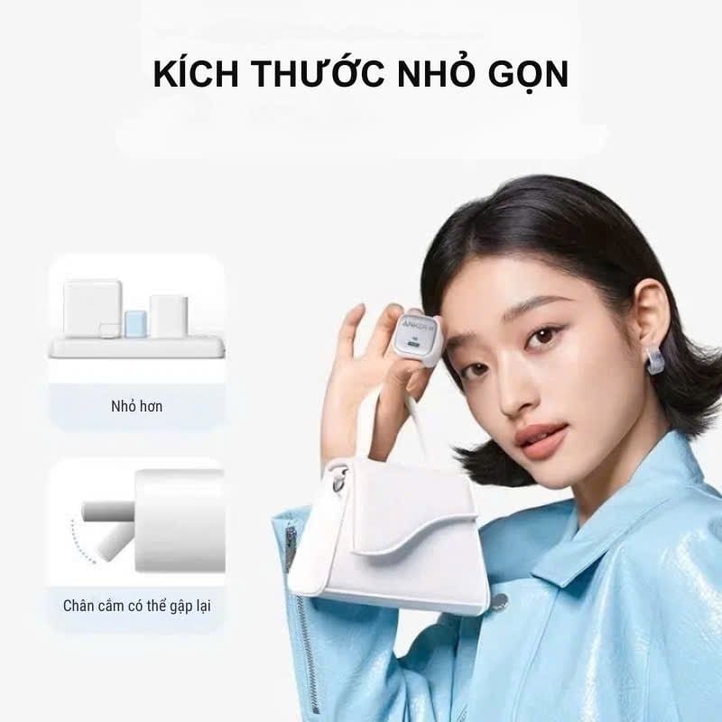  Cốc sạc nhanh Anker Zolo 30W GaN (cpkdd) 