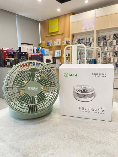  Quạt tích điện SEGI - Gấp gọn tiện lợi (cgd) 