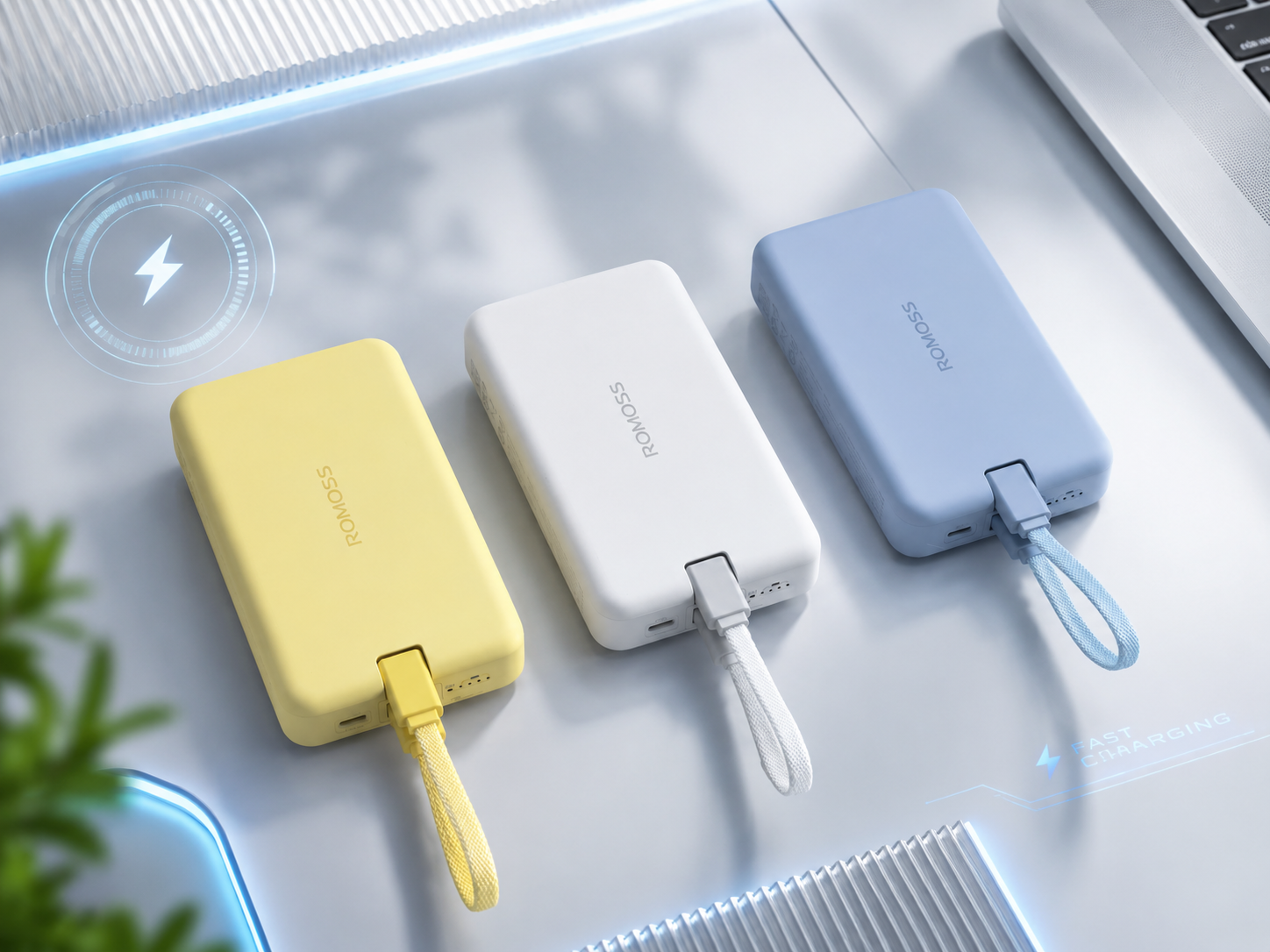  Sạc Dự Phòng ROMOSS 10000mAh 30W MagSafe - Tích hợp cáp C-L (cpkdd) 