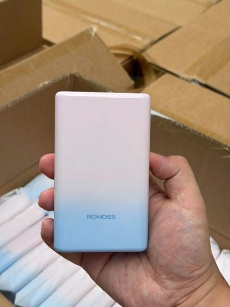  Sạc Dự Phòng Romoss 20.000mAh - Sạc nhanh 30w, kèm dây C-L, màu thời thượng (cpkdd) 