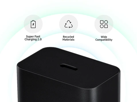  Cốc sạc siêu nhanh Samsung 45W cổng Type C Chính Hãng (cpkdd) 