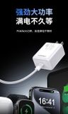  Bộ sạc nhanh Type C - Type C Gan PD 40w Pisen chính hãng (Trắng) 