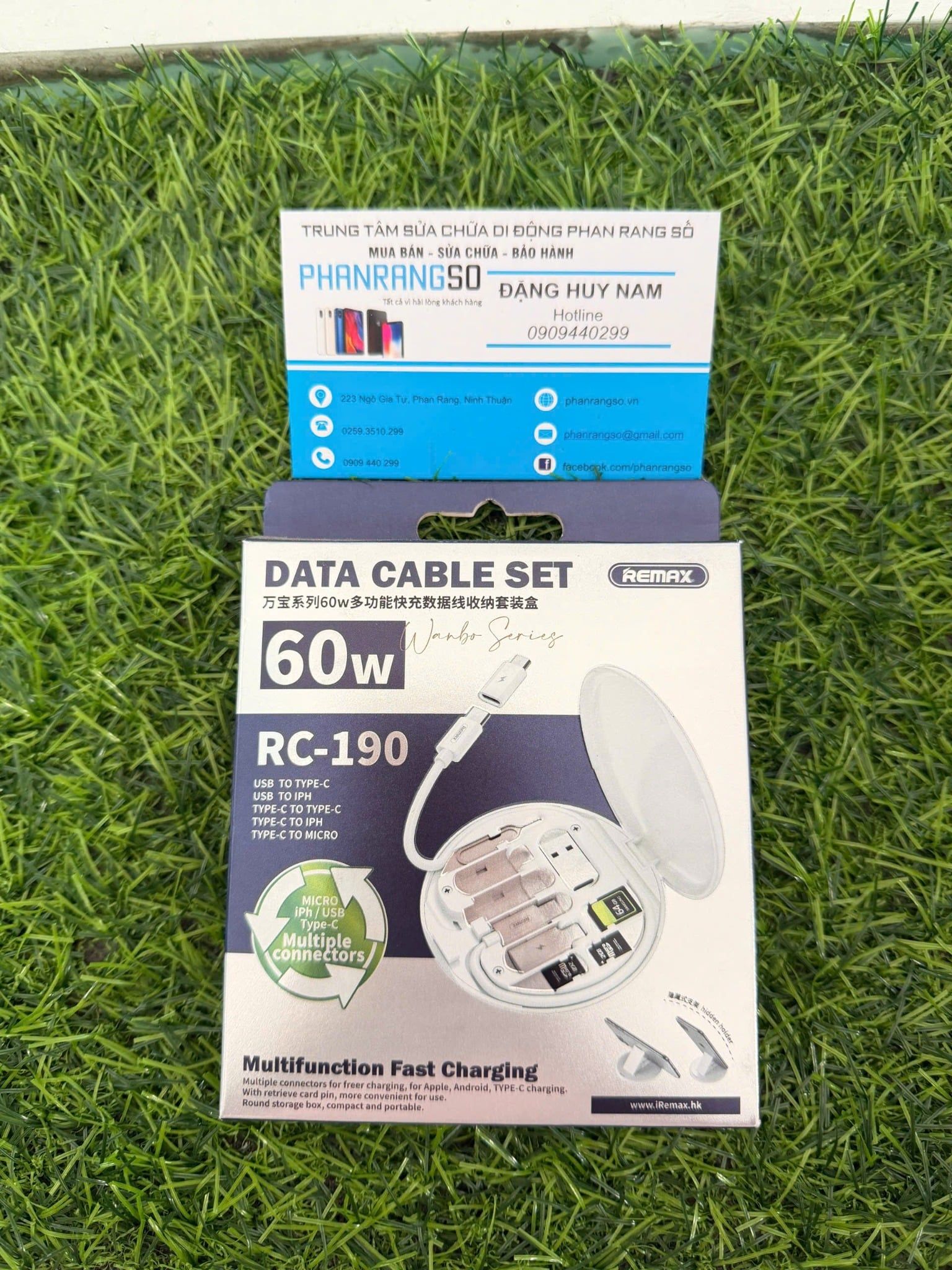  Bộ cáp sạc & truyền dữ liệu đa năng 60W REMAX 