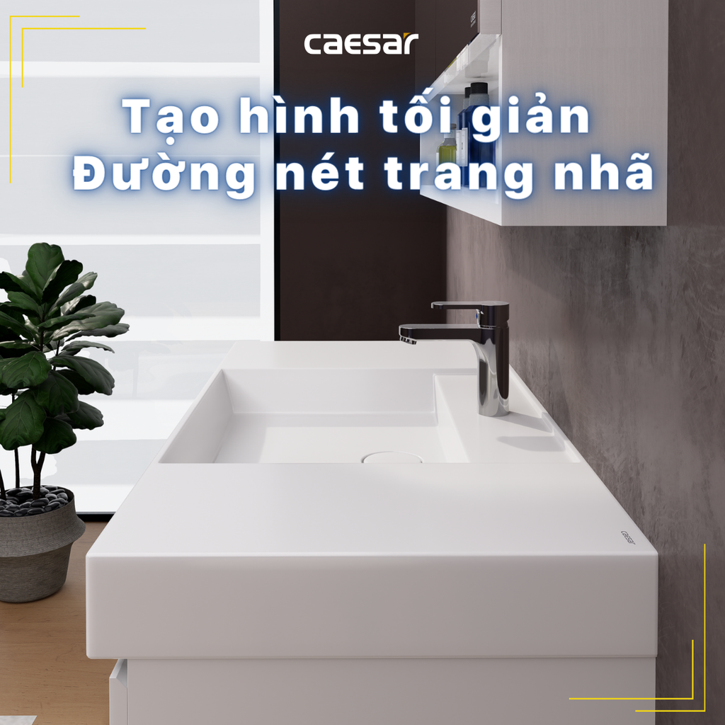 Bộ tủ chậu CAESAR LF5386+EH05386DWV