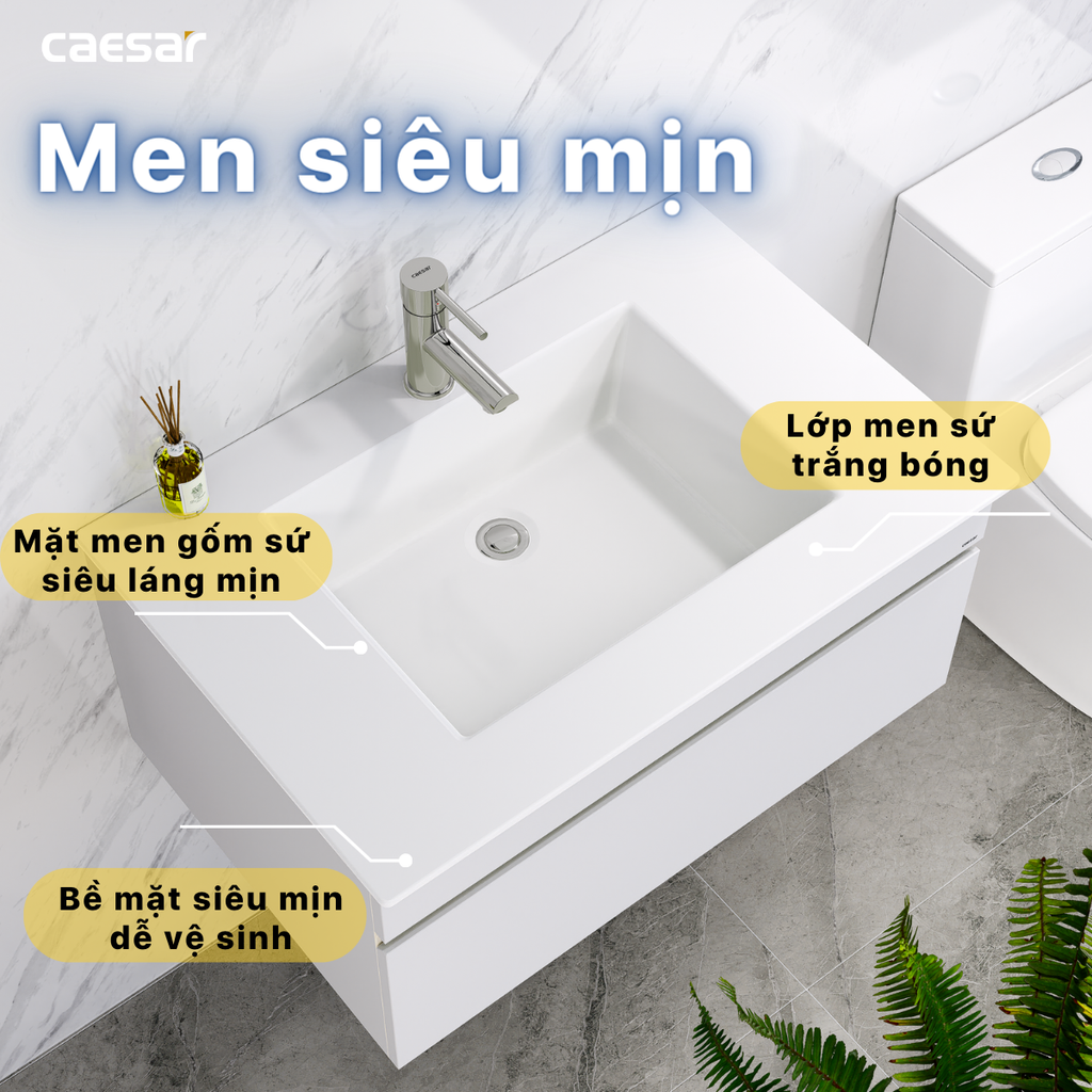 Bộ tủ chậu CAESAR LF5032+EH05032AWV