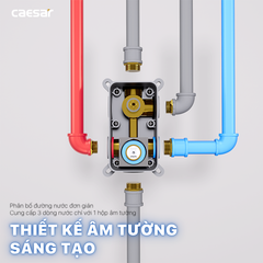 Sen tắm âm tường CAESAR BS659