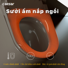 Bàn cầu điện tử CAESAR CA1380H