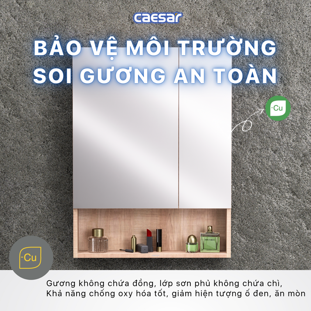 Tủ gương CAESAR EM1160W7V