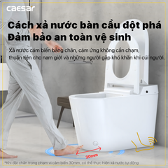 Bàn cầu điện tử CAESAR CA1389H