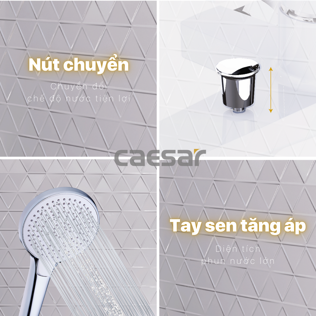 Sen tắm nóng lạnh CAESAR S393CW