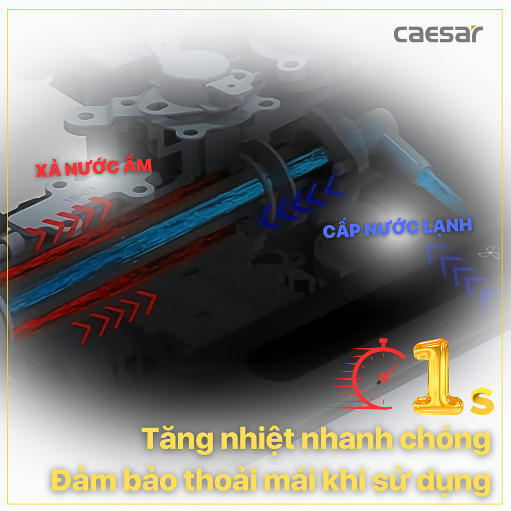 Bàn cầu điện tử CAESAR CA1389H