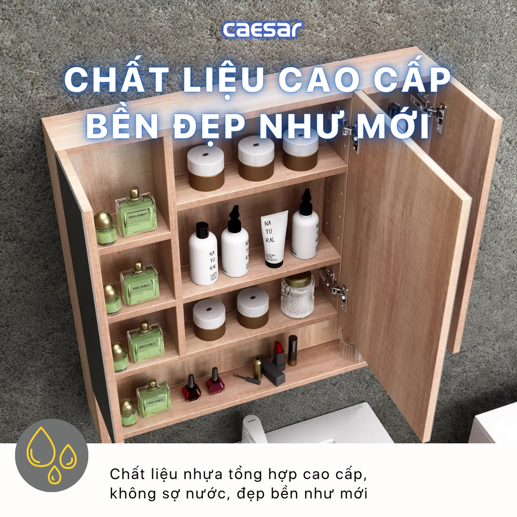 Tủ gương CAESAR EM1180W7V