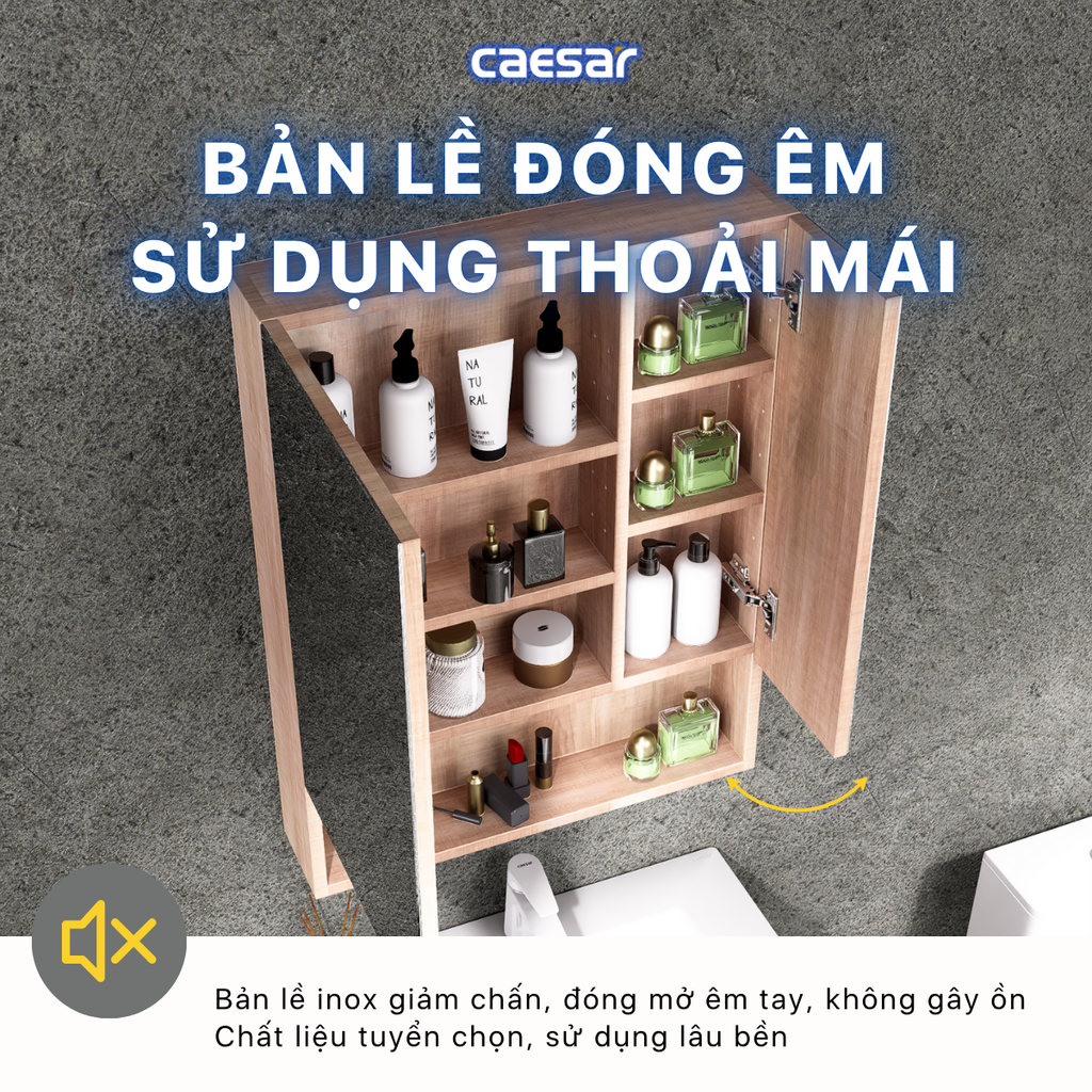 Tủ gương CAESAR EM1160W7V