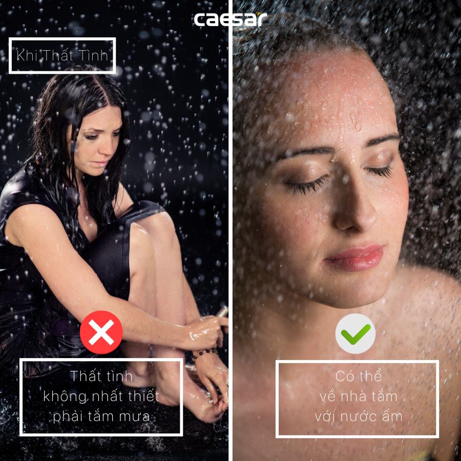Sen tắm âm tường CAESAR BS659