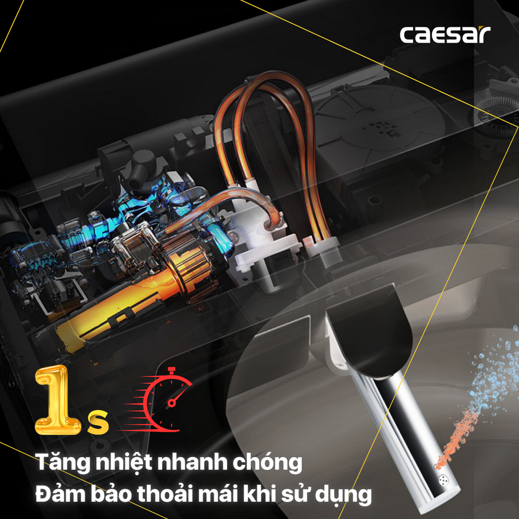 Nắp bàn cầu CAESAR TAF610H