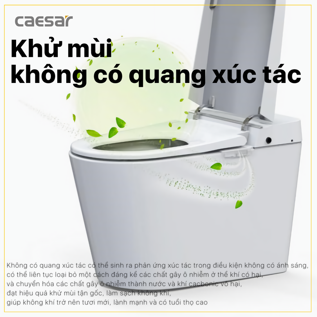 Bàn cầu điện tử CAESAR CA1389H