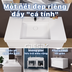 Bộ tủ chậu CAESAR LF5386+EH05386DWV