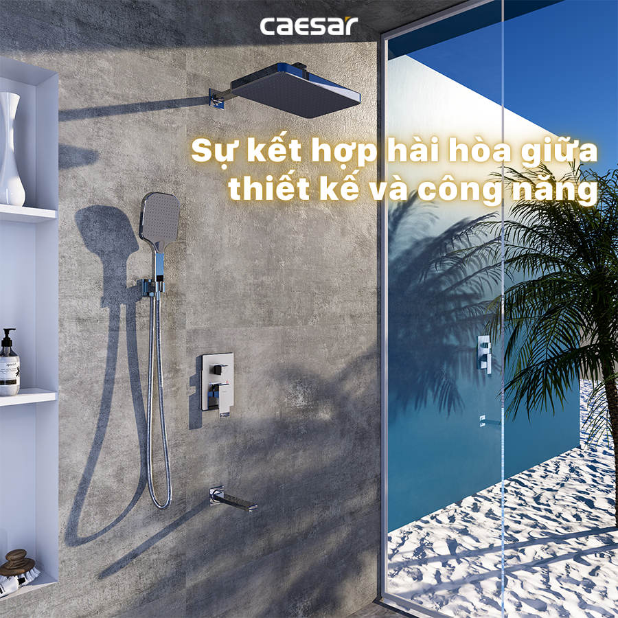 Sen tắm âm tường CAESAR BS659