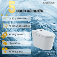 Bàn cầu điện tử CAESAR CA1389H
