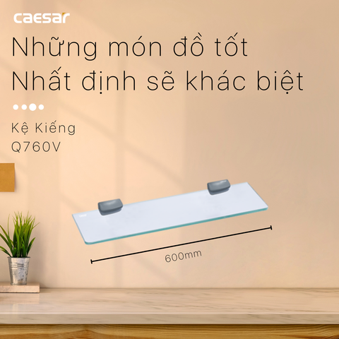 Gương soi  kèm kệ kính CAESAR M753V