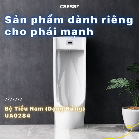 Bồn tiểu đứng (Gồm bộ cảm ứng A640) CAESAR UA0284