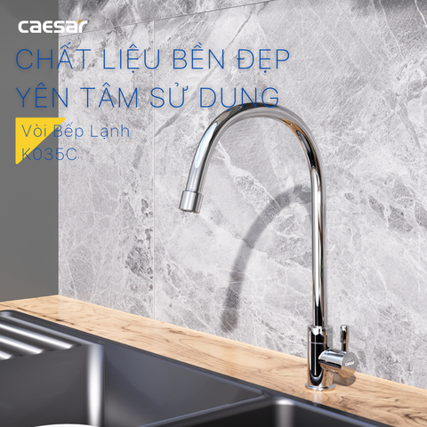 Vòi bếp lạnh CAESAR K035C