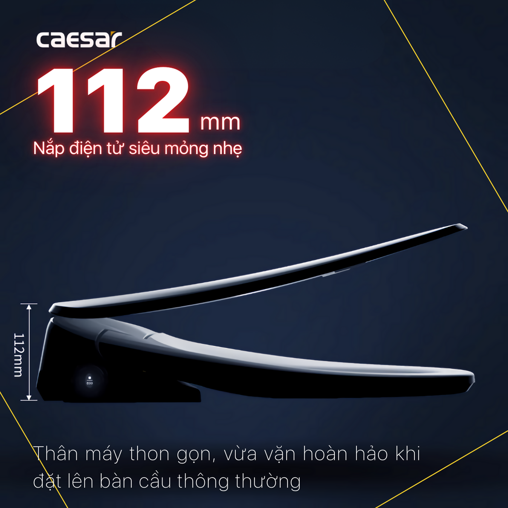 Nắp bàn cầu CAESAR TAF710H