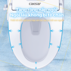 Nắp bàn cầu CAESAR TAF610H