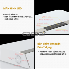 Bàn cầu điện tử CAESAR CA1389H