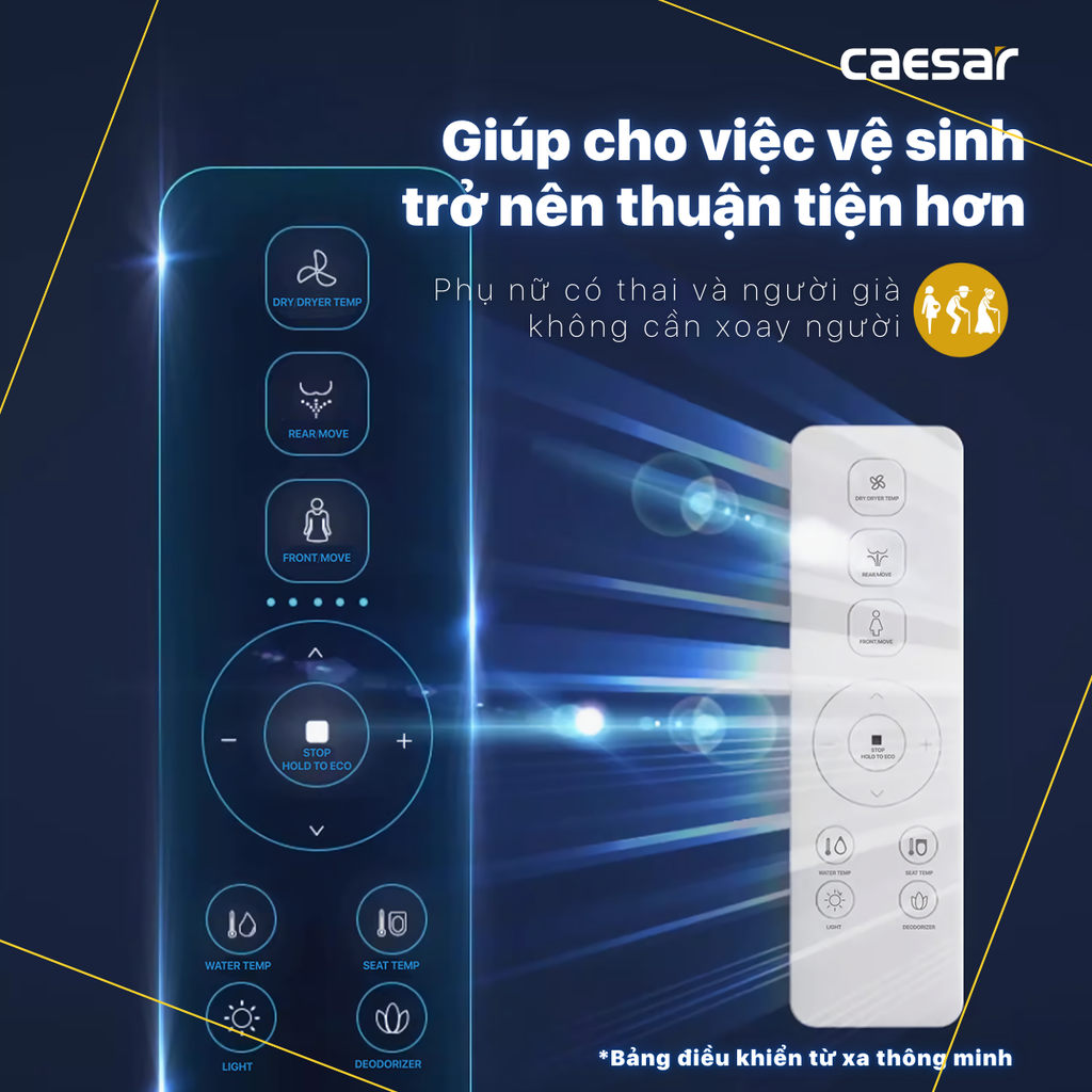 Nắp bàn cầu CAESAR TAF710H
