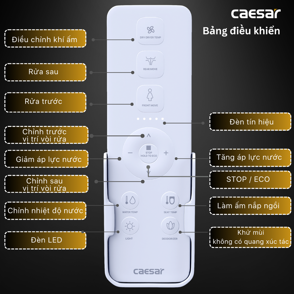 Nắp bàn cầu CAESAR TAF710H