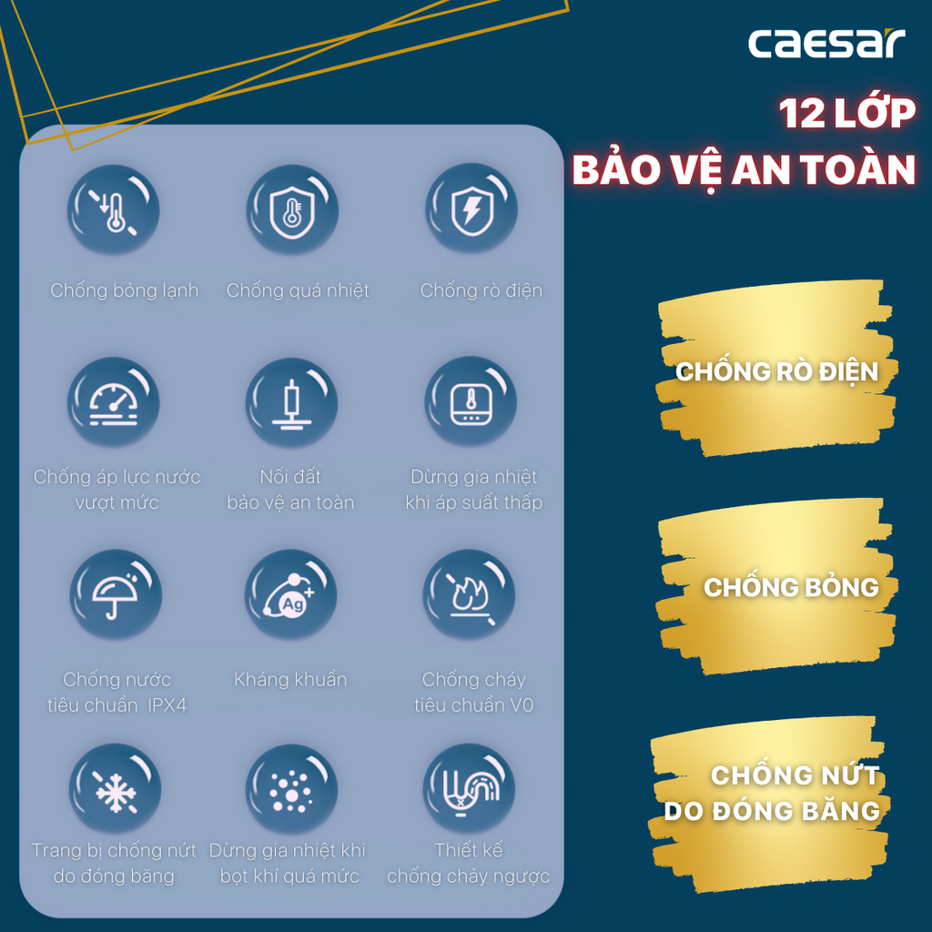 Nắp bàn cầu CAESAR TAF710H