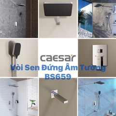 Sen tắm âm tường CAESAR BS659